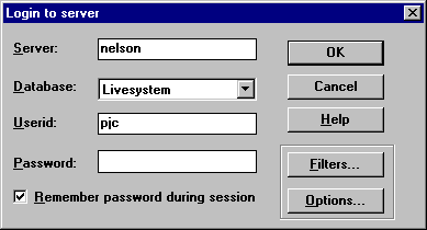 login dailog