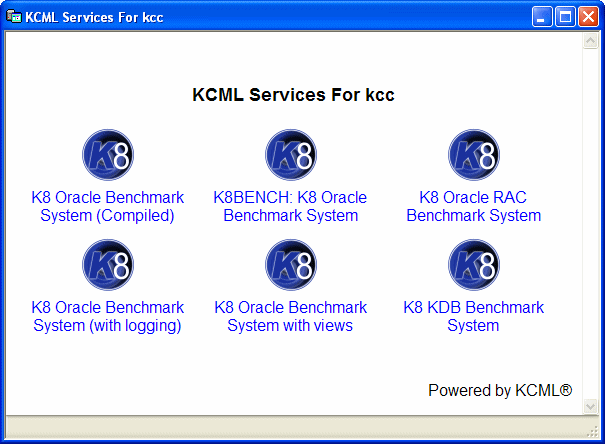 List of available services
