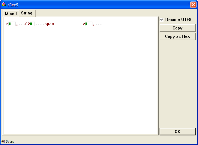 Large Variable Display, String View