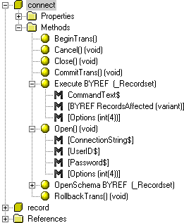 COM browser for ADO objects
