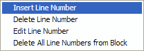 line menu